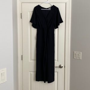 Loft  black jumpsuit
